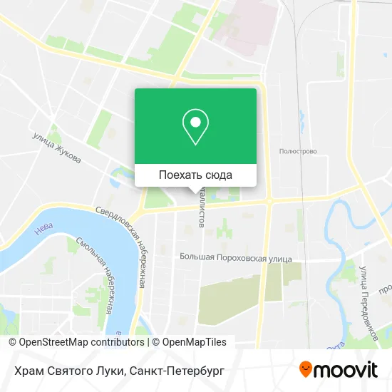 Карта Храм Святого Луки