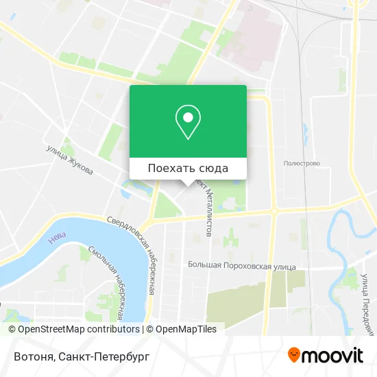 Карта Вотоня
