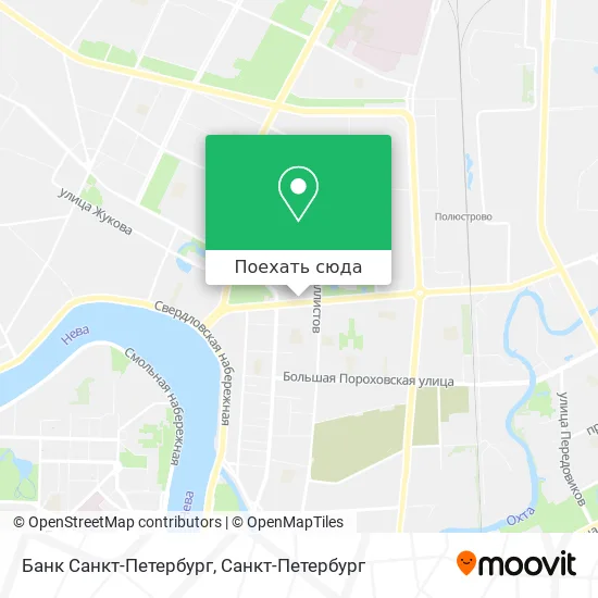 Карта Банк Санкт-Петербург