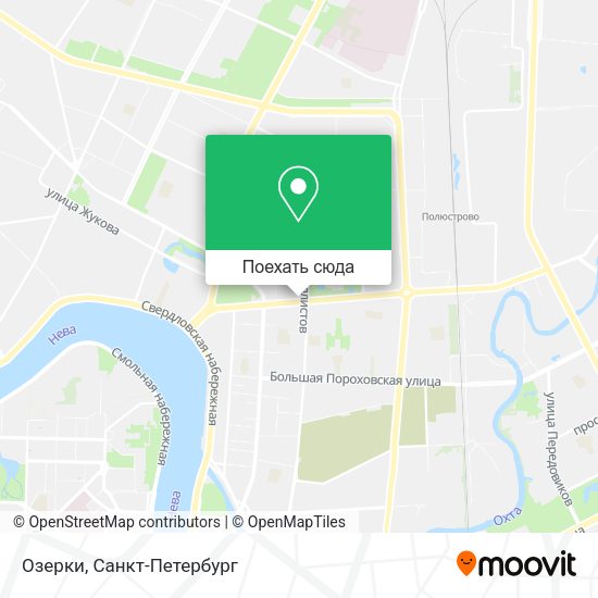 Карта Озерки