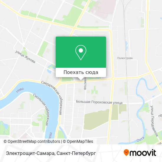 Карта Электрощит-Самара