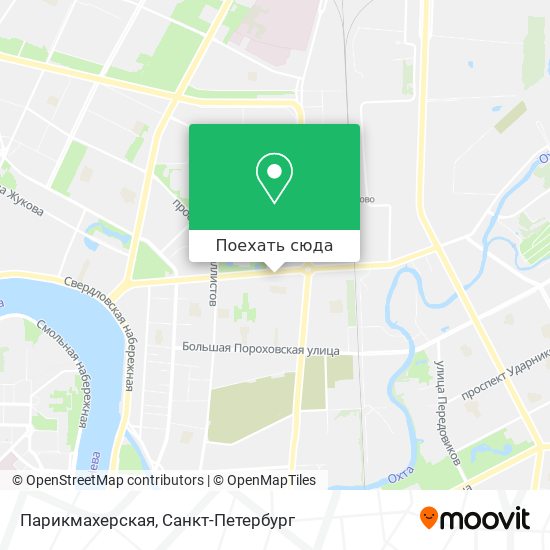 Карта Парикмахерская