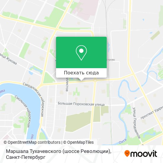 Карта Маршала Тухачевского (шоссе Революции)