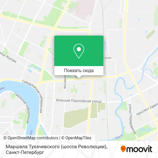 Карта Маршала Тухачевского (шоссе Революции)