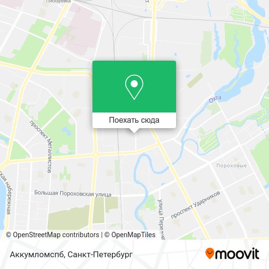 Карта Аккумломспб