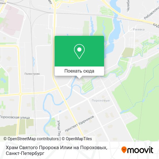 Карта Храм Святого Пророка Илии на Пороховых
