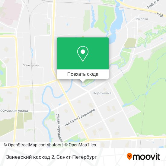 Карта Заневский каскад 2