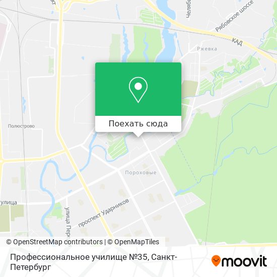 Карта Профессиональное училище №35