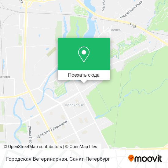 Карта Городская Ветеринарная