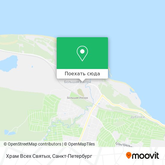 Карта Храм Всех Святых