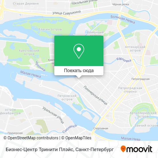 Карта Бизнес-Центр Тринити Плэйс