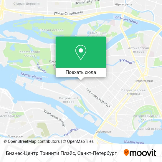 Карта Бизнес-Центр Тринити Плэйс