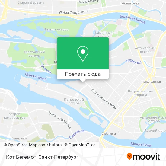 Карта Кот Бегемот