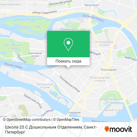 Карта Школа 25 С Дошкольным Отделением