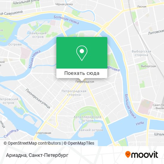 Карта Ариадна
