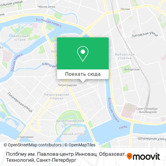 Карта Пспбгму им. Павлова-центр Инновац. Образоват. Технологий
