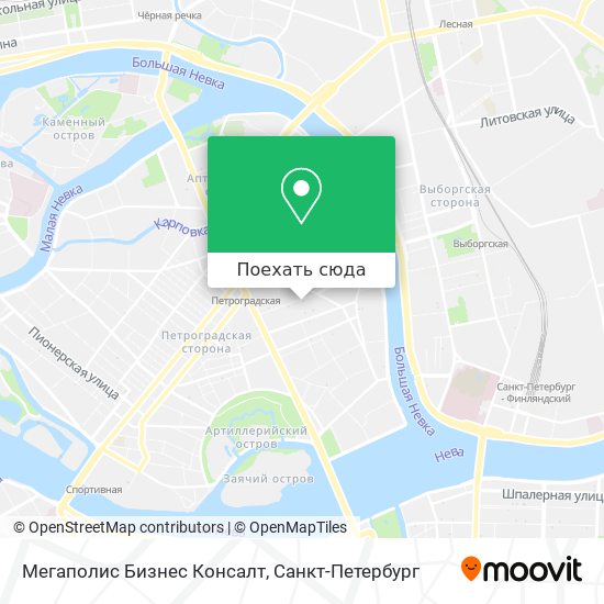 Карта Мегаполис Бизнес Консалт