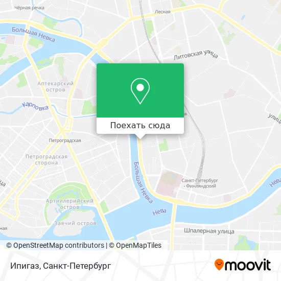 Карта Ипигаз