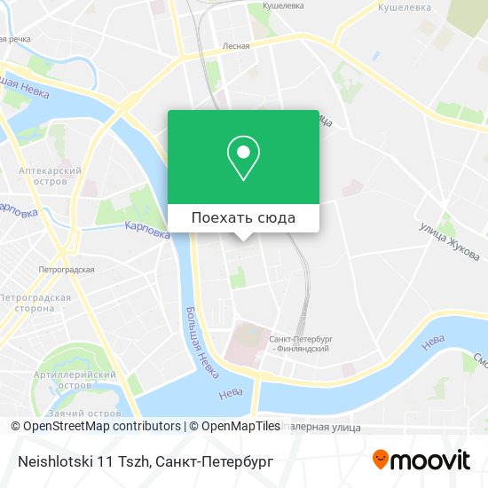 Карта Neishlotski 11 Tszh