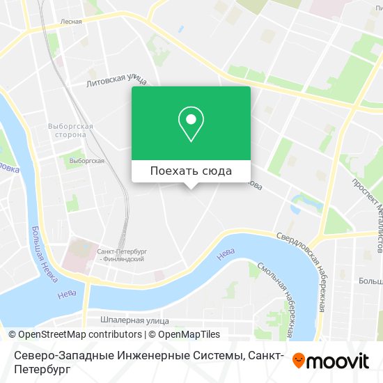 Карта Северо-Западные Инженерные Системы