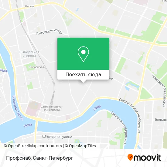 Карта Профснаб