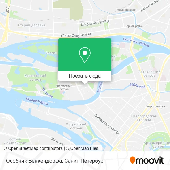 Карта Особняк Бенкендорфа