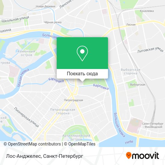 Карта Лос-Анджелес