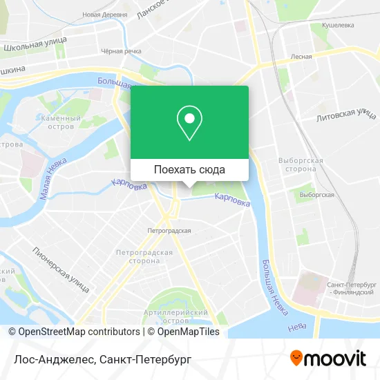 Карта Лос-Анджелес