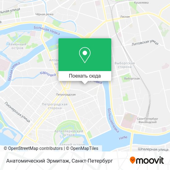 Карта Анатомический Эрмитаж