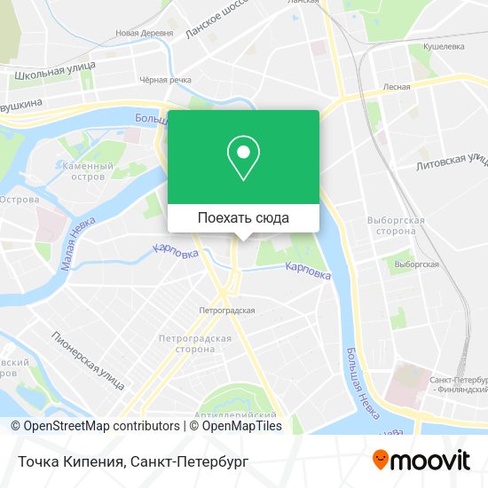 Карта Точка Кипения