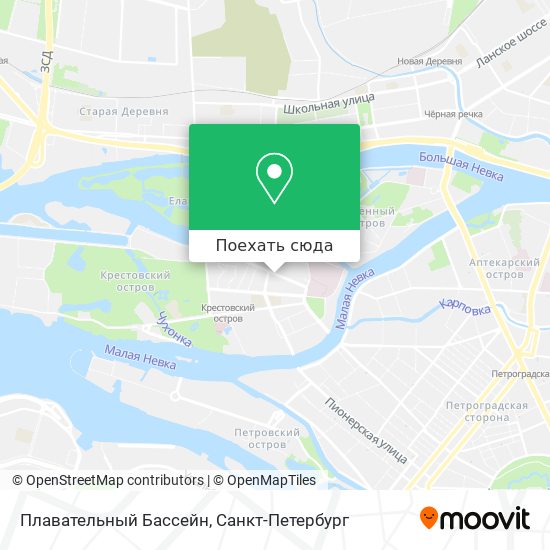 Карта Плавательный Бассейн