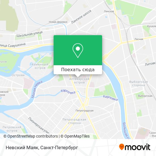 Карта Невский Маяк