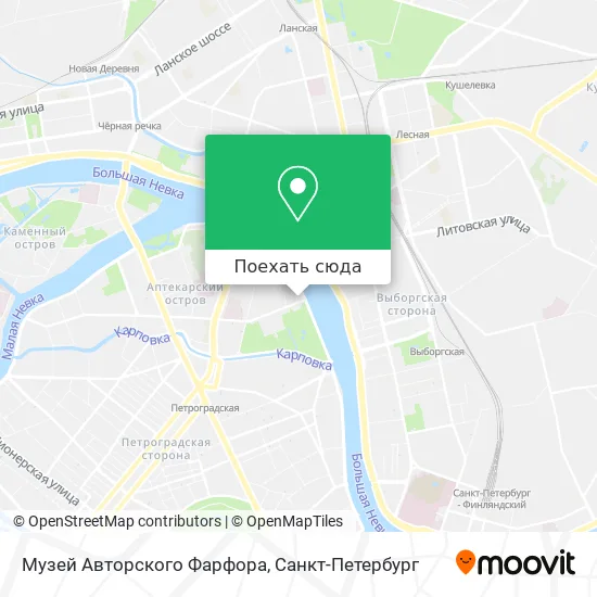 Карта Музей Авторского Фарфора