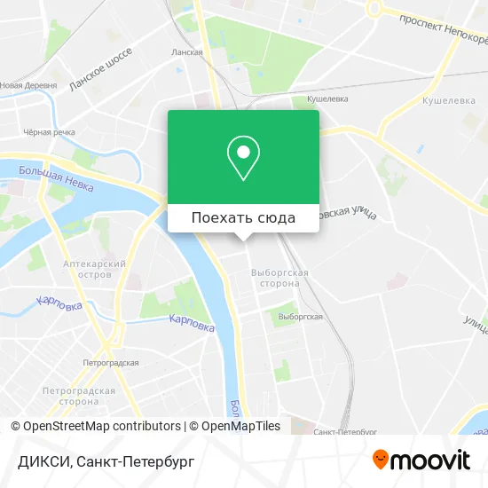 Карта ДИКСИ