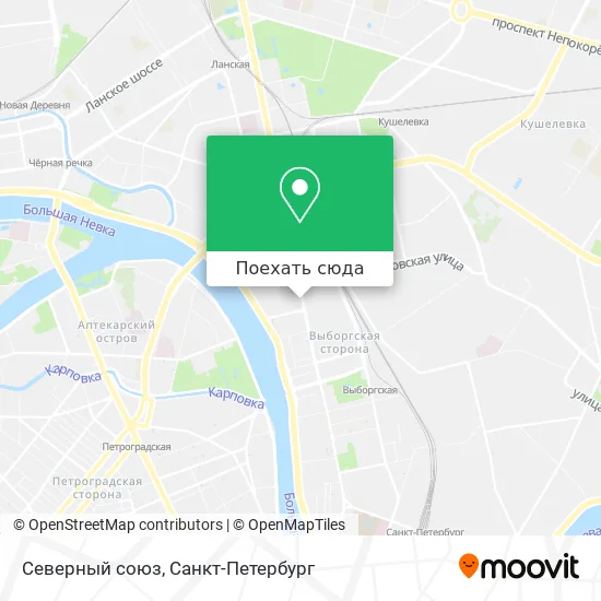 Карта Северный союз