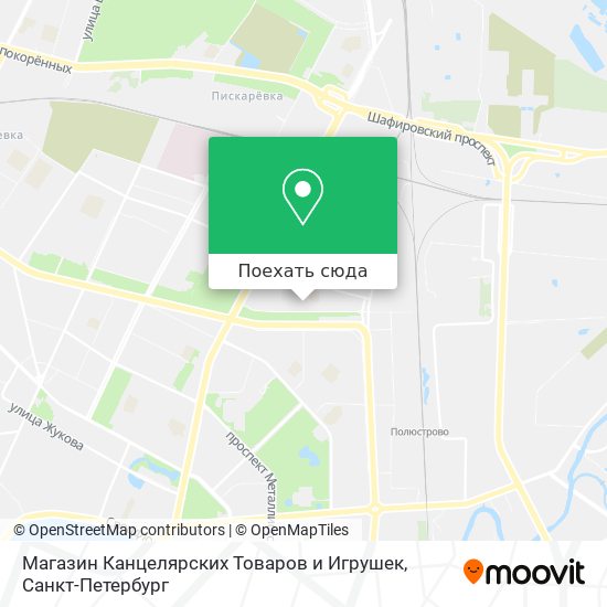 Карта Магазин Канцелярских Товаров и Игрушек