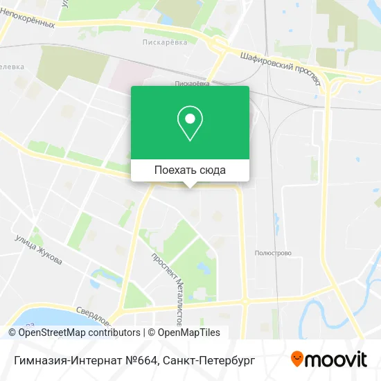 Карта Гимназия-Интернат №664