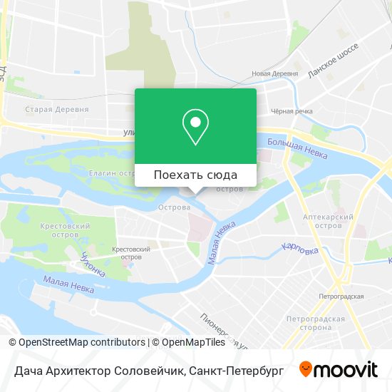 Карта Дача Архитектор Соловейчик