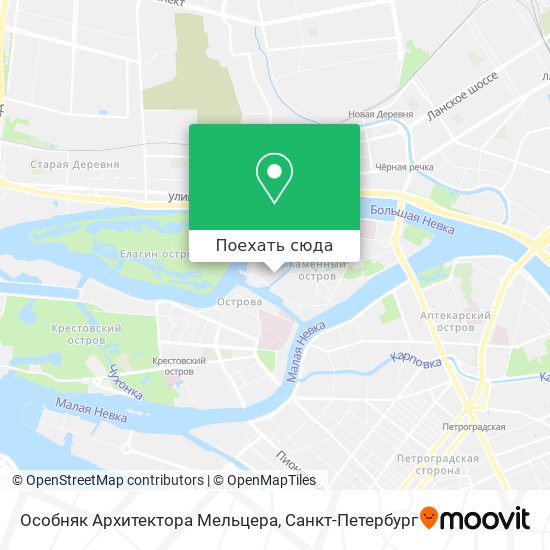 Карта Особняк Архитектора Мельцера