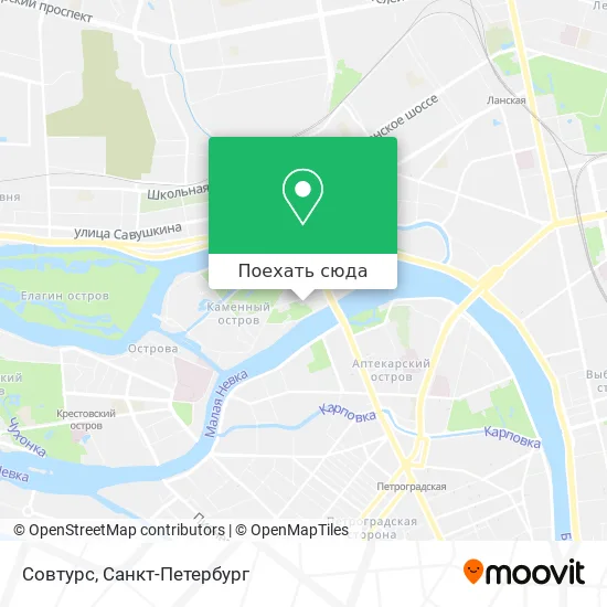 Карта Совтурс