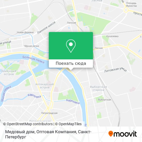 Карта Медовый дом, Оптовая Компания