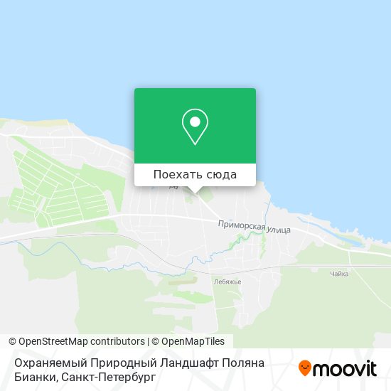 Карта Охраняемый Природный Ландшафт Поляна Бианки