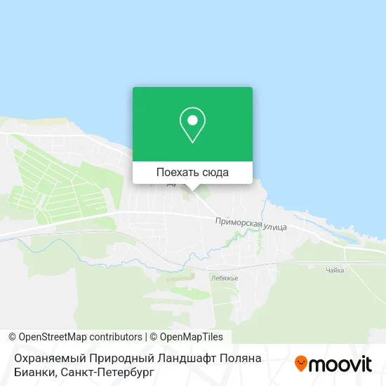 Карта Охраняемый Природный Ландшафт Поляна Бианки