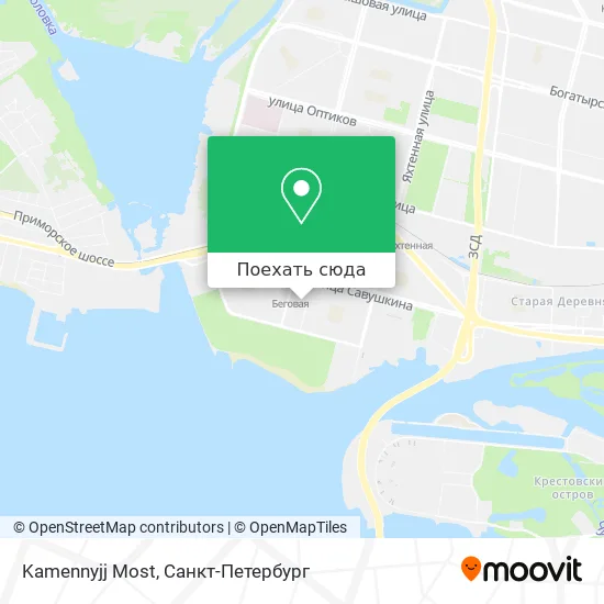 Карта Kamennyjj Most