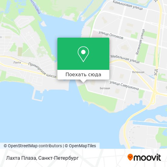 Карта лахта плаза