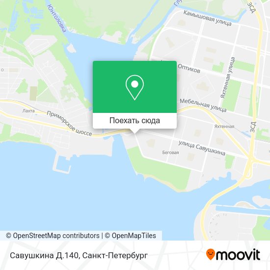 Карта Савушкина Д.140