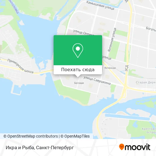 Карта Икра и Рыба