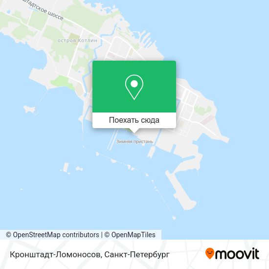 Карта Кронштадт-Ломоносов