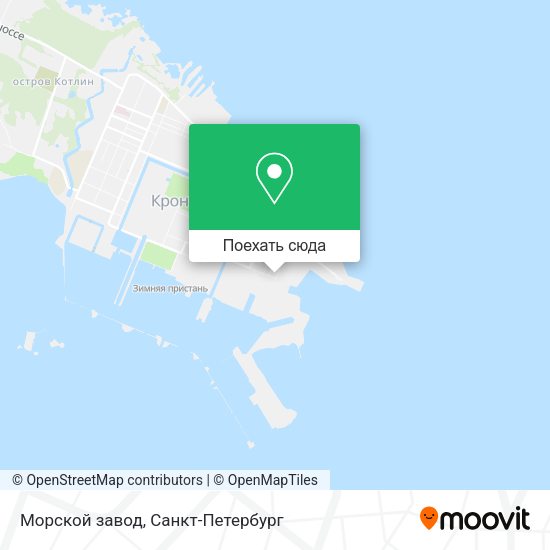 Карта Морской завод