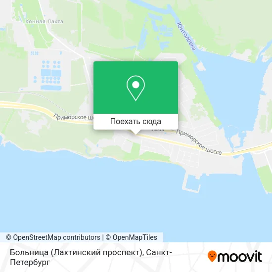 Карта Больница (Лахтинский проспект)